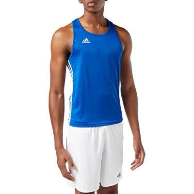 Abbildung von adidas Herren Basispons Base Punch Unterhemd Blau Größe M, Blau, M EU