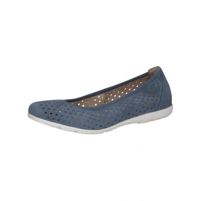 Abbildung von Caprice Klassischer Ballerina, Damen, Größe: 41, Lt blue suede Schuhe