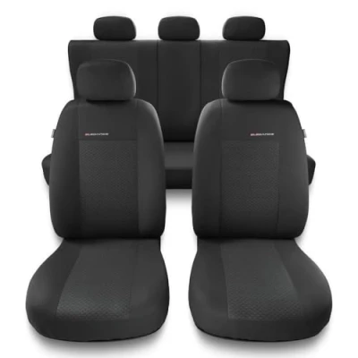 Abbildung von Mossa Universal Sitzbezüge Auto kompatibel mit Toyota Hilux VI, VII, VIII (1998 ) Autositzbezüge Schonbezüge für Autositze UNE 3