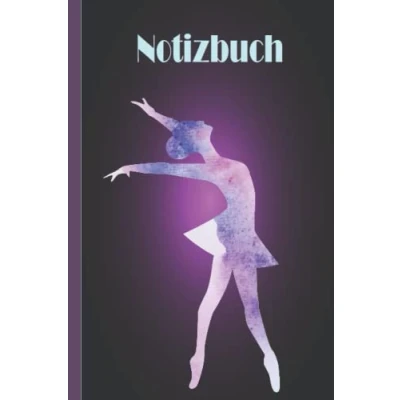 Abbildung von Ballett Notizbuch: Notizbuch, breit liniert, liniertes Papier Notizbuch für Schule, Studenten, Geschenk Kinder, Jungen, Mädchen, Liebhaber