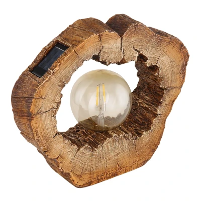 Abbildung von Lighting SOLAR Solarleuchte Kunststoff braun, LED