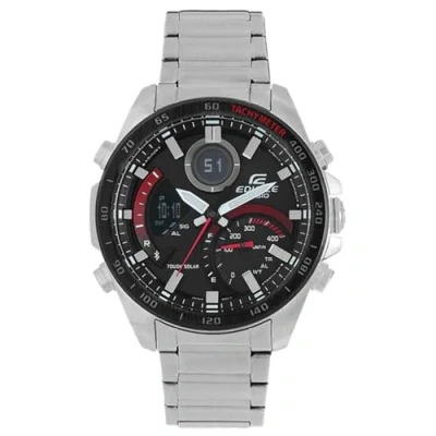 Abbildung von Casio Chronograph silvercoloured, Herren, Größe: One Size, Silver coloured