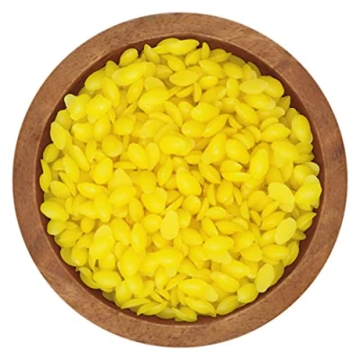 Abbildung von DistrEbution.com Bienenwachs Pastillen RAL gelb 5 kg Kerzenwachs Kerzen gießen