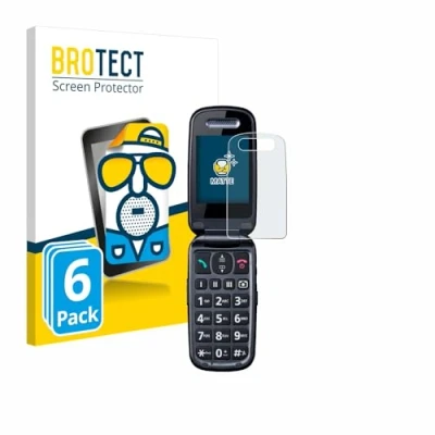 Abbildung von BROTECT Entspiegelungs Schutzfolie für Panasonic KX TU466 (6 Stück) Matte Displayschutz Folie, Anti Reflex, Fingerprint