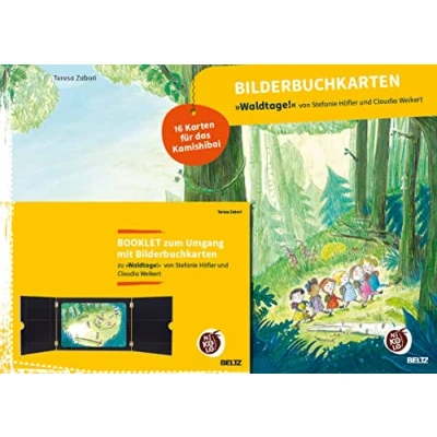 Abbildung von Bilderbuchkarten »Waldtage!« von Stefanie Höfler und Claudia Weikert: 16 Karten für das Kamishibai, mit Booklet (Beltz Nikolo)