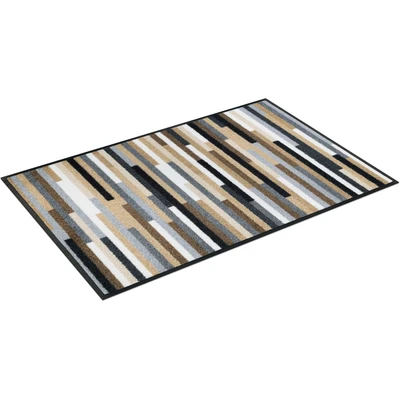 Abbildung von wash+dry by Kleen Tex Fußmatte &quot;Mikado Stripes&quot;, rechteckig, Schmutzfangläufer, modernes Streifen Design, rutschhemmend, waschbar