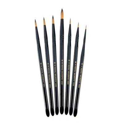 Abbildung von Royal &amp; Langnickel RMAJ ROUND Majestic 7 teiliges Rund Pinsel Set Premium