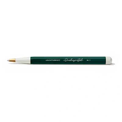 Abbildung von Leuchtturm Gelschreiber Drehgriffel Forest green
