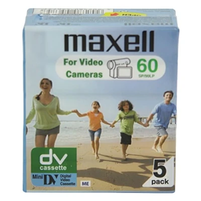 Abbildung von Maxell DV Kassetten (5er Pack, 60 Min, eingeschweißt) (UK Import)