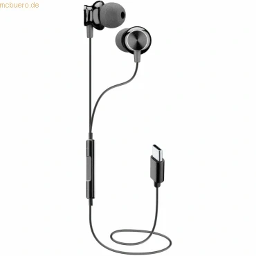 Abbildung von Cellularline USB C In Ear Kopfhörer mit Mikrofon