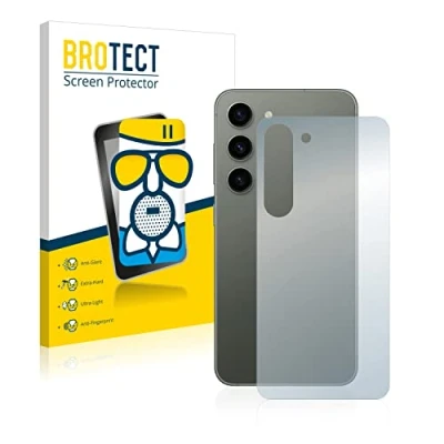 Abbildung von BROTECT Entspiegelungs Schutzglas für Samsung Galaxy S23 (Rückseite) Schutz Folie Panzerfolie Glas Matt [Extrem Kratzfest 9H, Anti Reflex]