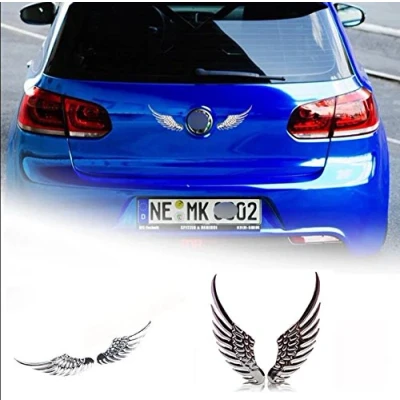 Abbildung von B245 ein Paar Engel flügel Emblem Badge auto aufkleber 3D car Sticker Abziehbild