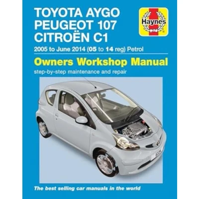 Abbildung von Toyota Aygo, Peugeot 107 &amp; Citroen C1 Petrol (&#039;05 June&#039;14) 05 To 14