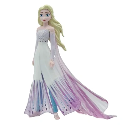 Abbildung von Bullyland 13517 Spielfigur Elsa aus Walt Disney Frozen 2, ca. 9,5 cm, detailgetreu, ideal als kleines Geschenk für Kinder ab 3 Jahren