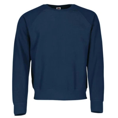 Abbildung von Fruit of the Loom Classic Raglan Sweat + GRATIS MyShirt Stoffbeutel, Farbe:Navy Größe:L
