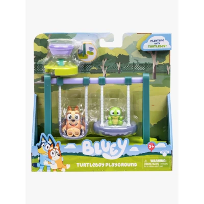 Abbildung von BlueY Mini Spielsets, Spielset Schildkröten Jungen Spielplatz, Enthält begeisterte Bingo Figur mit beweglichen Gelenken &amp;
