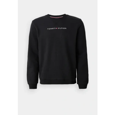 Abbildung von Tommy Hilfiger Original Track Nachtwäsche Shirt, Herren, Größe: Large, Black