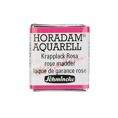 Abbildung von Schmincke HORADAM® AQUARELL feinste Künstler Aquarellfarben, 356 Krapplack Rosa, 14 044, 1/2 Näpfchen