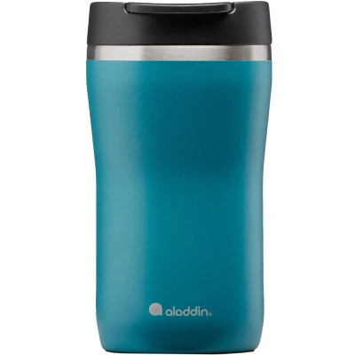 Abbildung von aladdin Coffee to go Becher Barista Café, Edelstahl, Kunststoff, 2,5 Stunden heiß &amp; 4,5 kalt, auslaufsicher, 250 ml