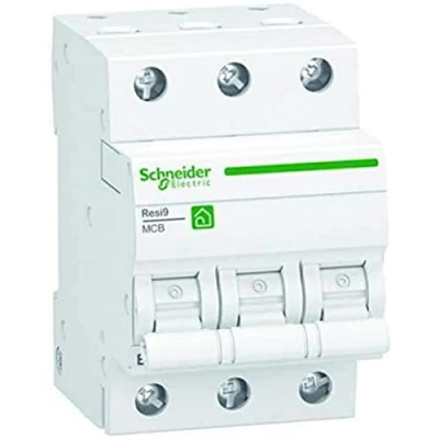 Abbildung von Schneider Electric R9F23332 Leitungsschutzschalter Resi9 3P, 32A, B Charakteristik, 6kA