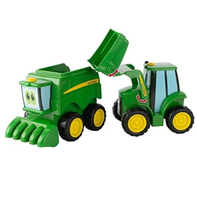 Abbildung von JOHN DEERE Friends Johnny &amp; Corey Combine 47193, grün