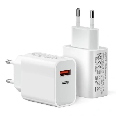 Abbildung von [2 Stück] 20W USB C Adapter, Handy ladegerät Kompatibel mit 11/12/13/SE/14/15/16 Pro Max A+C PD 3.0 schnellladegerät, Ladestecker Power Adapter stecker Netzteil(Ohne Ladekabel)