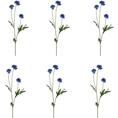 Abbildung von Creativ green Kunstblume &quot;Kornblume&quot;, im 6er Set