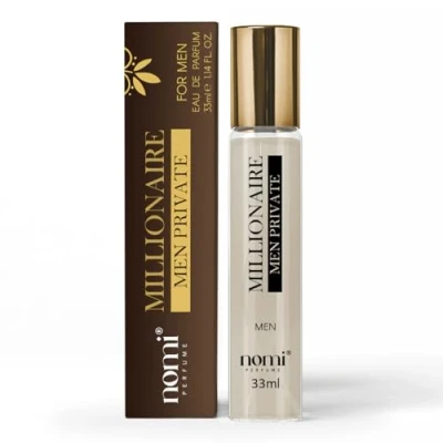 Abbildung von Nomi Perfume für Herren, 33 ml, (MILLIONAIRE MAN PRIVATE) Eau de Parfum mit 20% Duftölen, Fahrer und Auto, Lang anhaltender Duft
