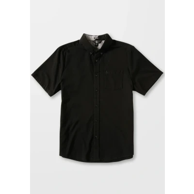 Abbildung von Volcom Everett Oxford SS Hemd, Herren, Größe: Small, New black