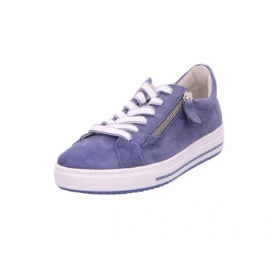 Abbildung von Gabor FLORENZ Plateausneaker, Schnürschuh, Halbschuh mit Kontrastnähten an der Ferse, G Weite