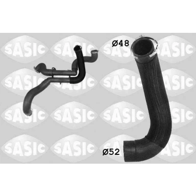 Abbildung von SASIC 3330031 Ladeluftschlauch CITROËN: C5 III Kombi, 3, PEUGEOT: 407 Limousine, SW