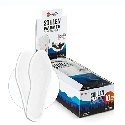 Abbildung von Hello Heat Fußwärmer 30 Sohlenwärmer Größe S, tlg., sofort einsetzbar * ideal in Winter und Ski Schuhen
