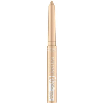 Abbildung von Catrice Instant Glow Highlighter Pen, Augen Highlighter, Nr. 010 Gold Rush, gold, sofortiges Ergebnis, strahlend, schimmernd, wasserfest, Nanopartikel frei, ohne Parfüm (1,6g)