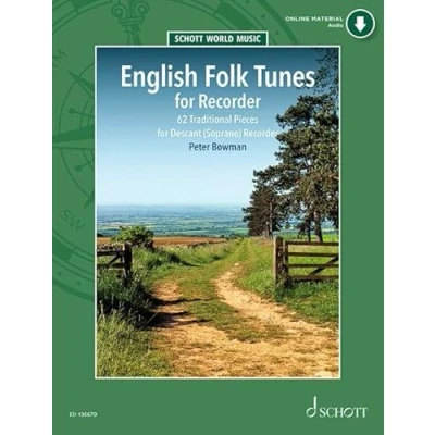 Abbildung von English Folk Tunes for Recorder: 62 Traditional Pieces Descant (Soprano) Recorder. Blockflöte. (Schott World Music)