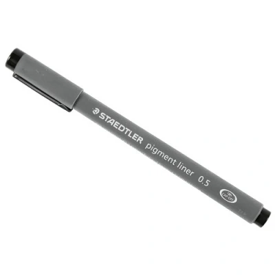 Abbildung von Staedtler pigment liner fineliner 0,5 mm zwart 308 05 9