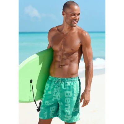 Abbildung von Bench Badeshorts, Herren, Größe: Medium, Green long