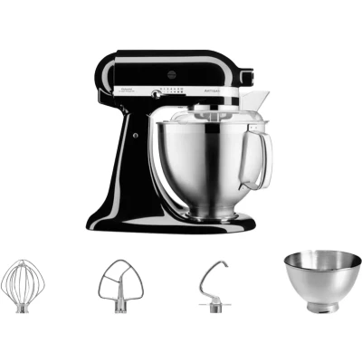 Abbildung von KitchenAid Artisan Premium Küchenmaschine Mit Kippbarem Motorkopf 4,8 l 5ksm185ps Onyx Black