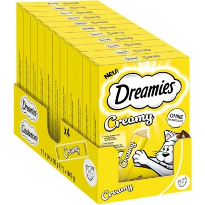 Abbildung von DREAMIES Creamy Multipack mit köstlichem Käse, 11x4x10g