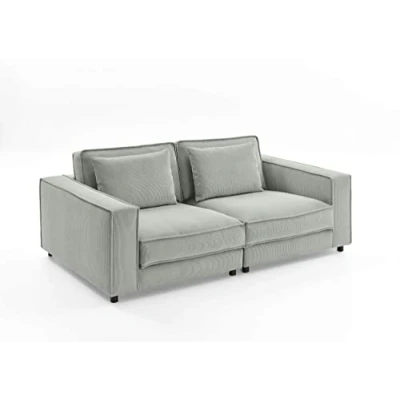 Abbildung von ATLANTIC home collection 2 Sitzer &quot;Valan&quot;, XXL Sitzfläche, mit Cord Bezug, frei stellbar, Wellenunterfederung