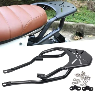 Abbildung von DFFMQSJ Motorrad Heckgepäckträger, Lastenträger, Topbox Halterung, Verlängerung, Regalhalter, Zubehör, kompatibel mit Super SOCO TC/SOCO TS MAX