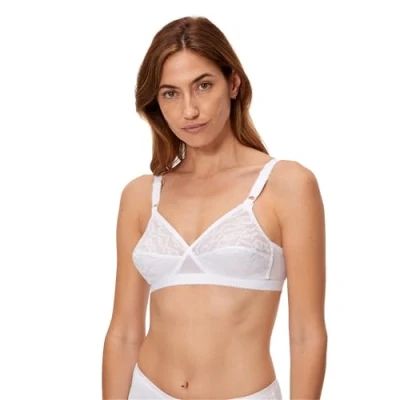 Abbildung von Playtex BH Frau Cross Your Heart Spitze 0165 x1 Weiß 75B