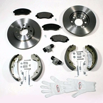 Abbildung von Autoparts Online Set 60003867 Bremsscheiben/Bremsen + Beläge Bremsbacken vorne hinten