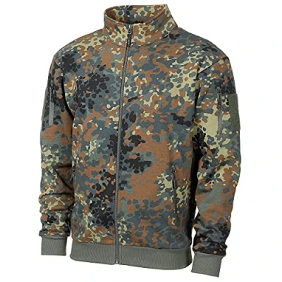 Abbildung von MFH Sweatjacke Sweatjacke, Tactical, flecktarn XXL Kopfhörerausgang