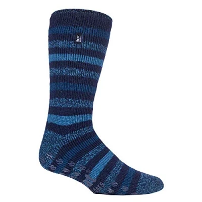 Abbildung von HEAT HOLDERS Herren Winter Extrem Warm Antirutsch Thermosocken mit ABS (39 45 Eur, Navy/Denim (Siskin))