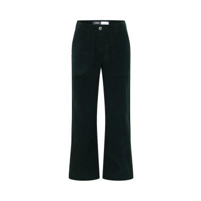 Abbildung von Cecil WIDE Stoffhose, Damen, Größe: 30x28, Grün