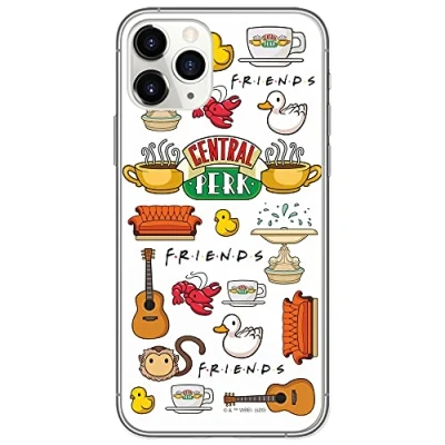 Abbildung von ERT GROUP Original und Offiziell Lizenziertes Friends der TV Serie Handyhülle für iPhone 11, Case, Hülle, Cover aus Kunststoff TPU Silikon, schützt vor Stößen Kratzern, Multicolor
