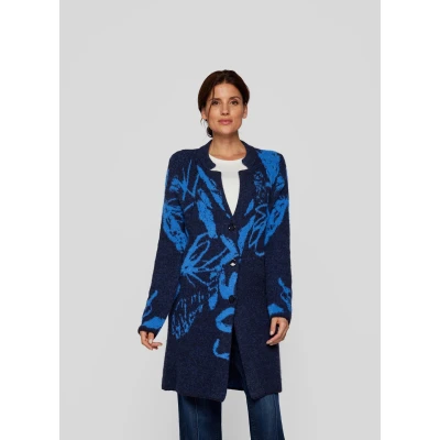 Abbildung von Rabe Strickjacke &quot;RABE Lange mit floralem Muster&quot;