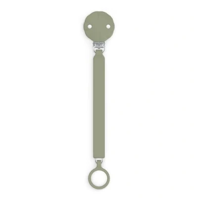Abbildung von Suavinex, Schnullerkette aus Silikon, Schnullerband, für Babys +0 Monate, Weiche und Flexible, Einteiliges Design, Schnullerclip Wonder Green
