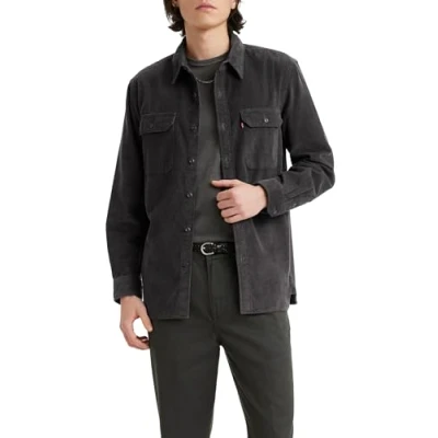 Abbildung von Levi&#039;s Jackson Worker Hemd, Herren, Größe: XS, Mineral black