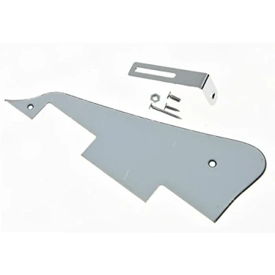 Abbildung von KAISH 3 lagiges LP Gitarren Pickguard mit Chrom Halterung für Epiphone Les Paul